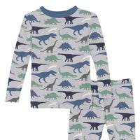 Kickee - Boys Long Sleeve Pajama Set