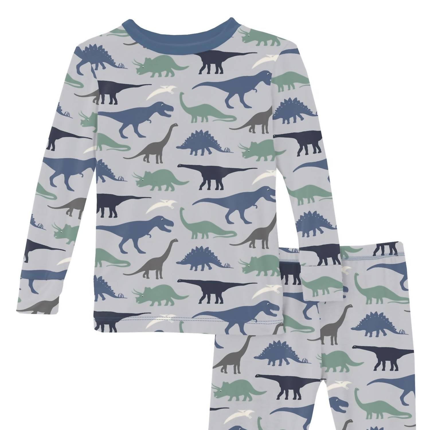 Kickee - Boys Long Sleeve Pajama Set