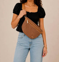 Pretty Simple - Westlyn Diagonal Woven Bum Bag