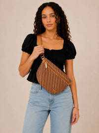 Pretty Simple - Westlyn Diagonal Woven Bum Bag
