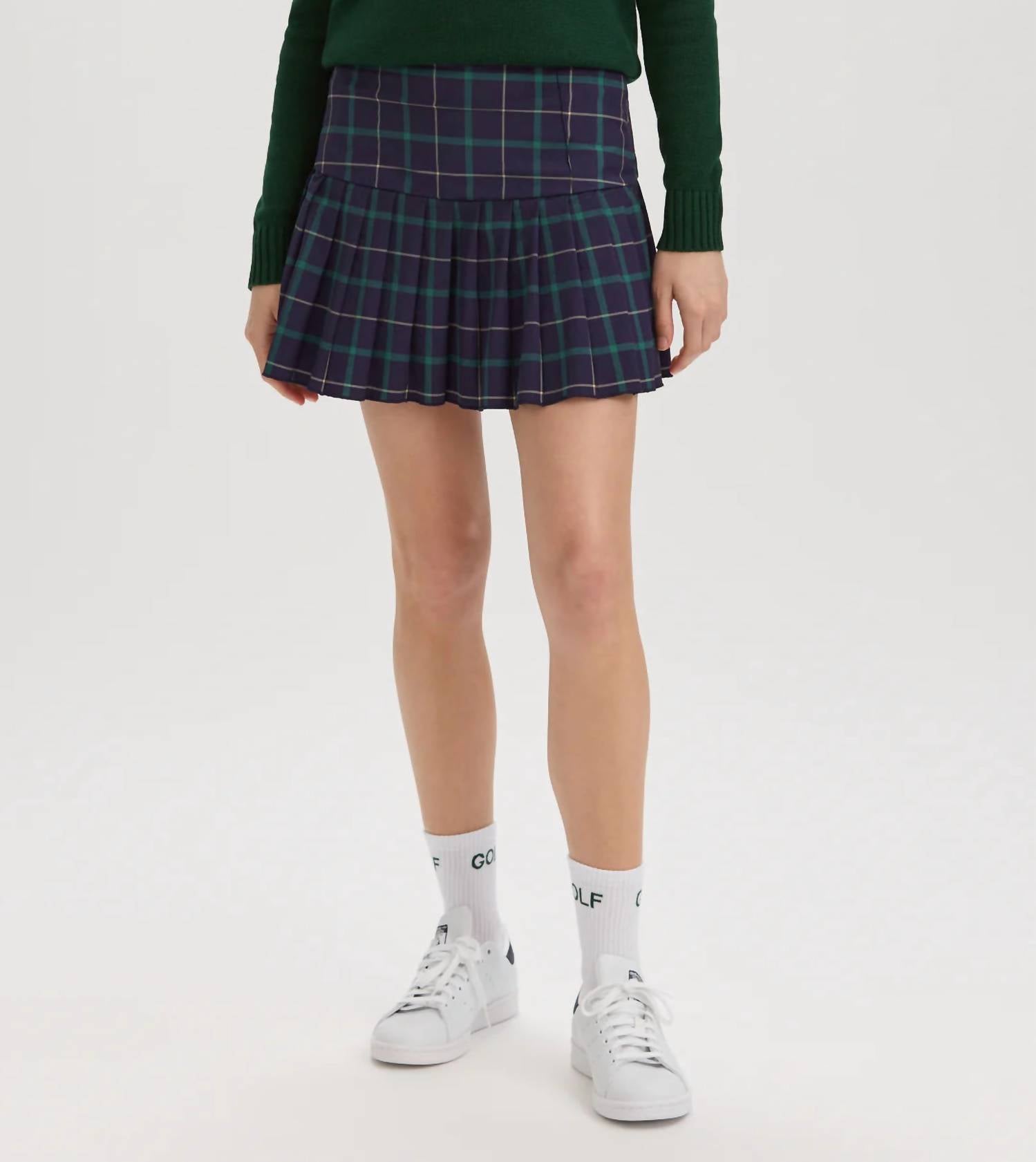 Renwick - Plaid Pleated Skort