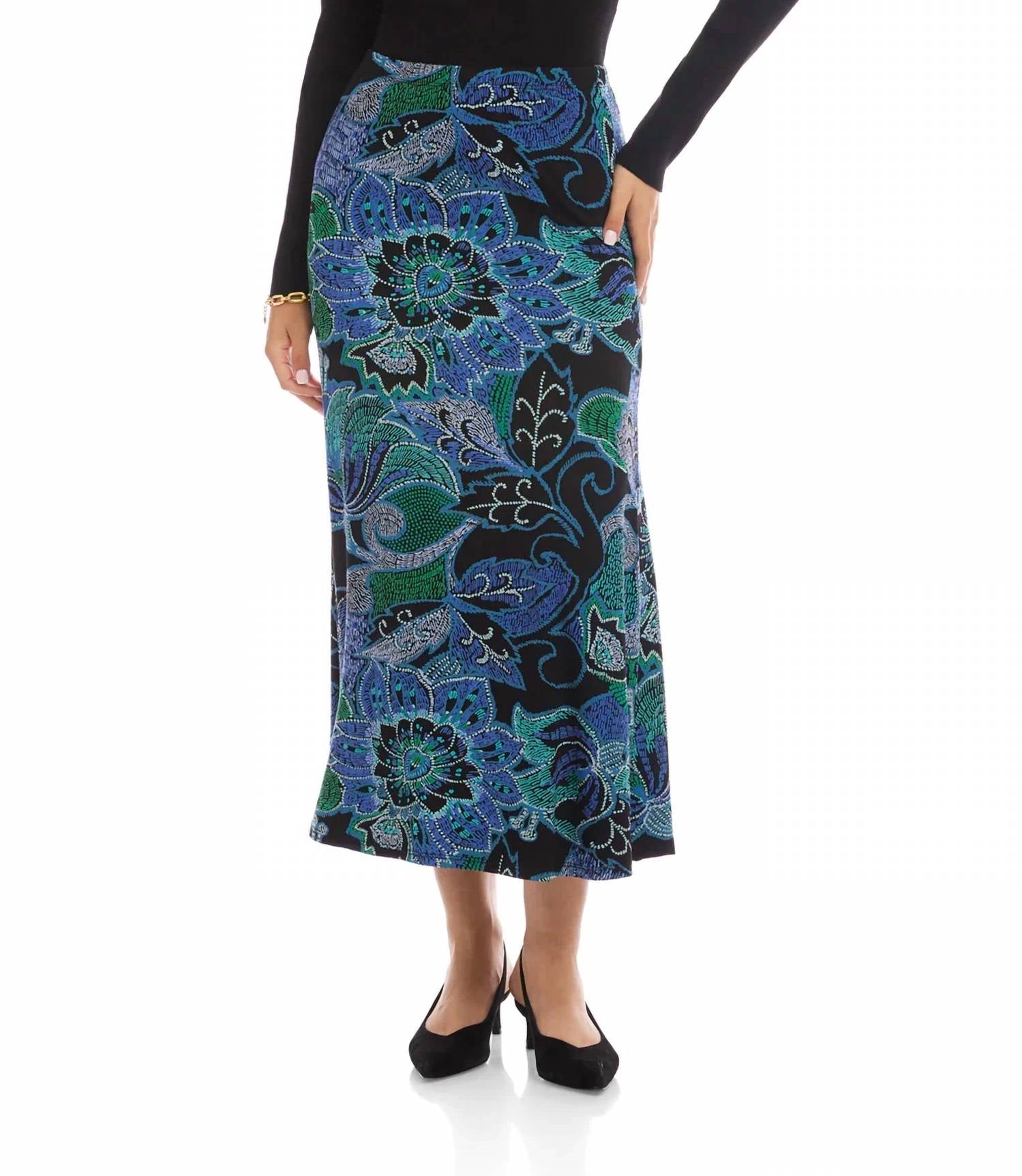 Karen Kane - Sutton Side-slit Midi Skirt