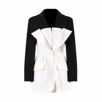 Alex Vinash Ny - Women's Color Block Power Blazer
