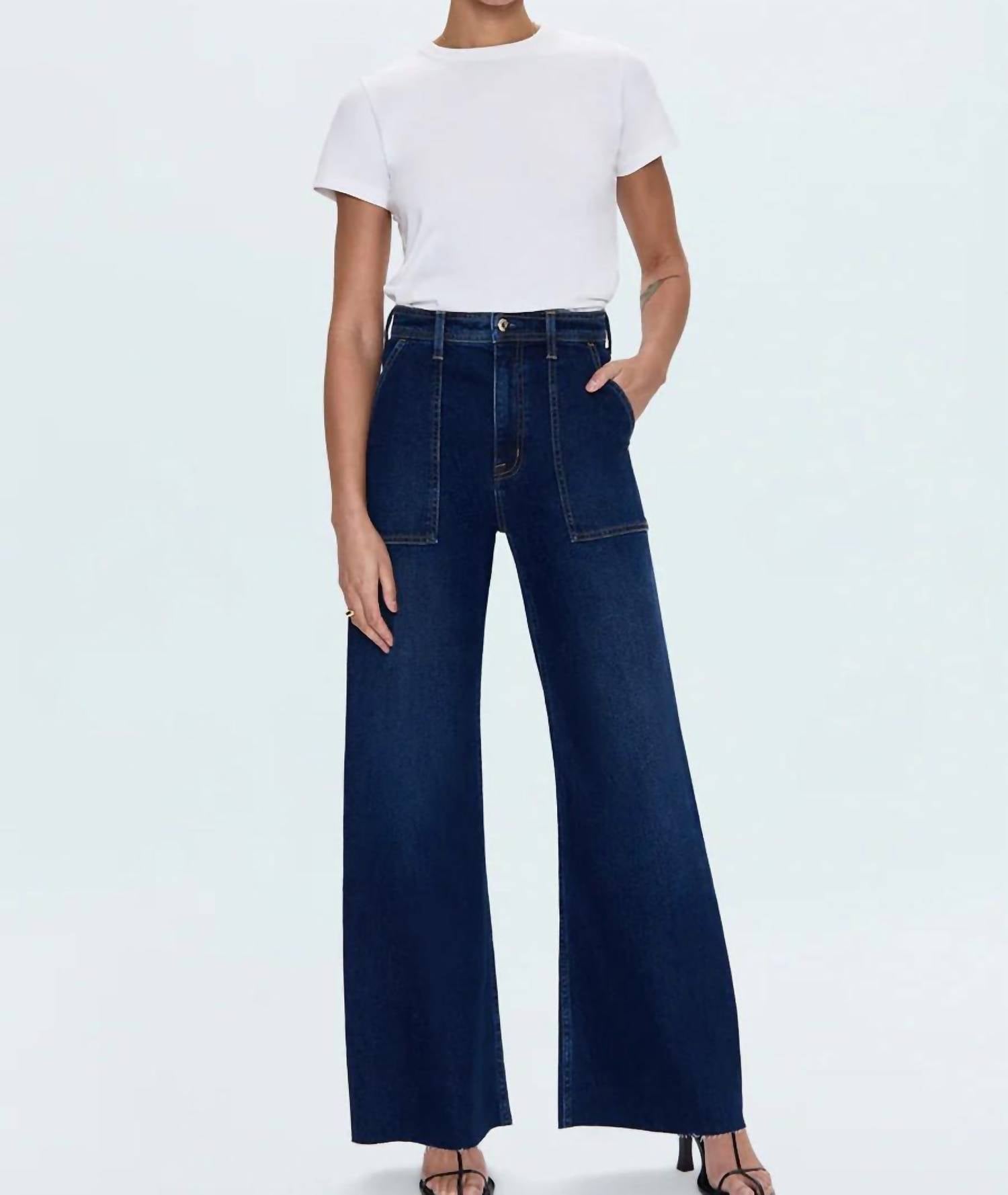 Pistola - Penny Utility High Rise Wide Leg Jeans