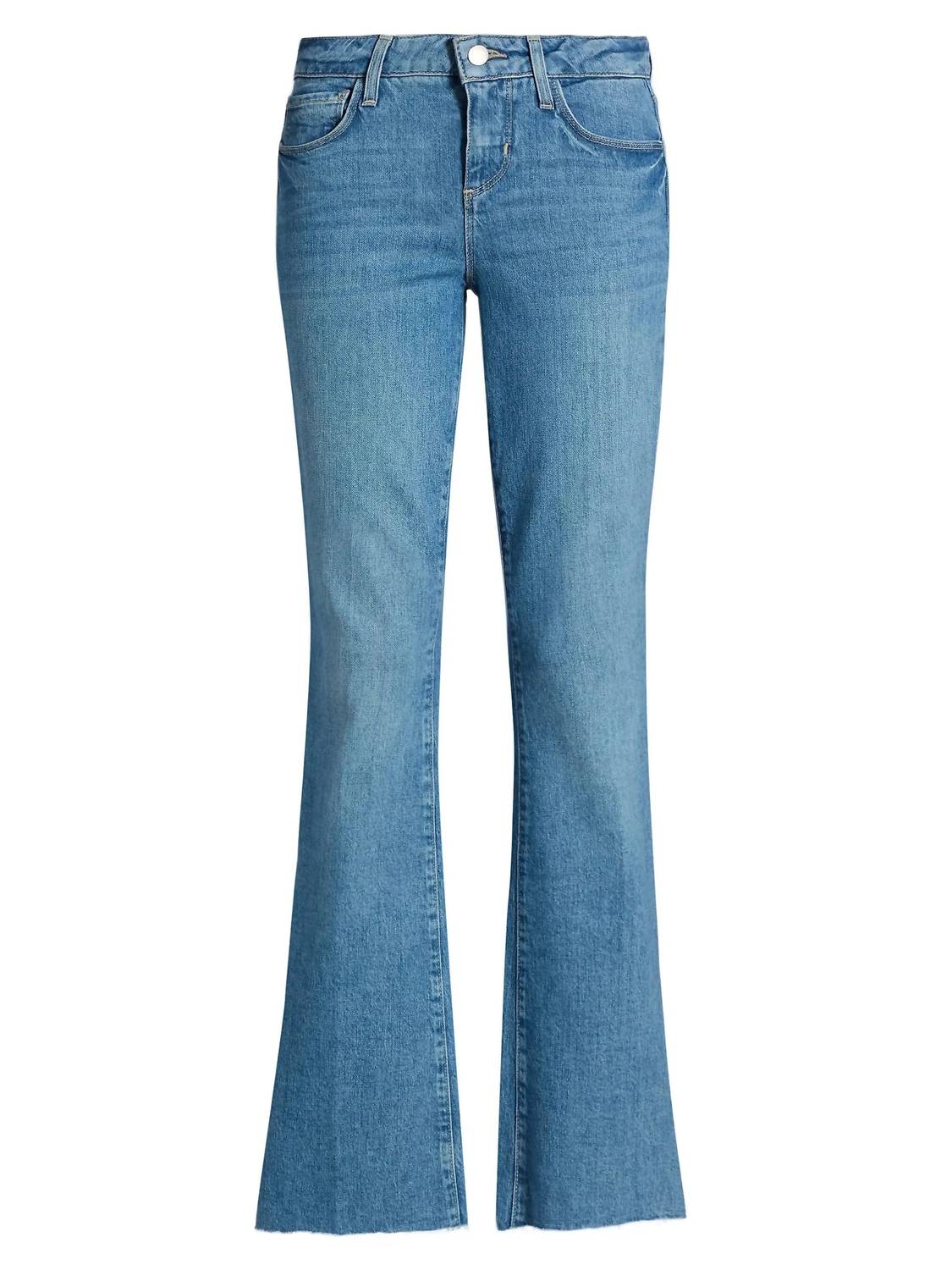 L'Agence - Sneeki Low Rise Sneaker Straight Jeans