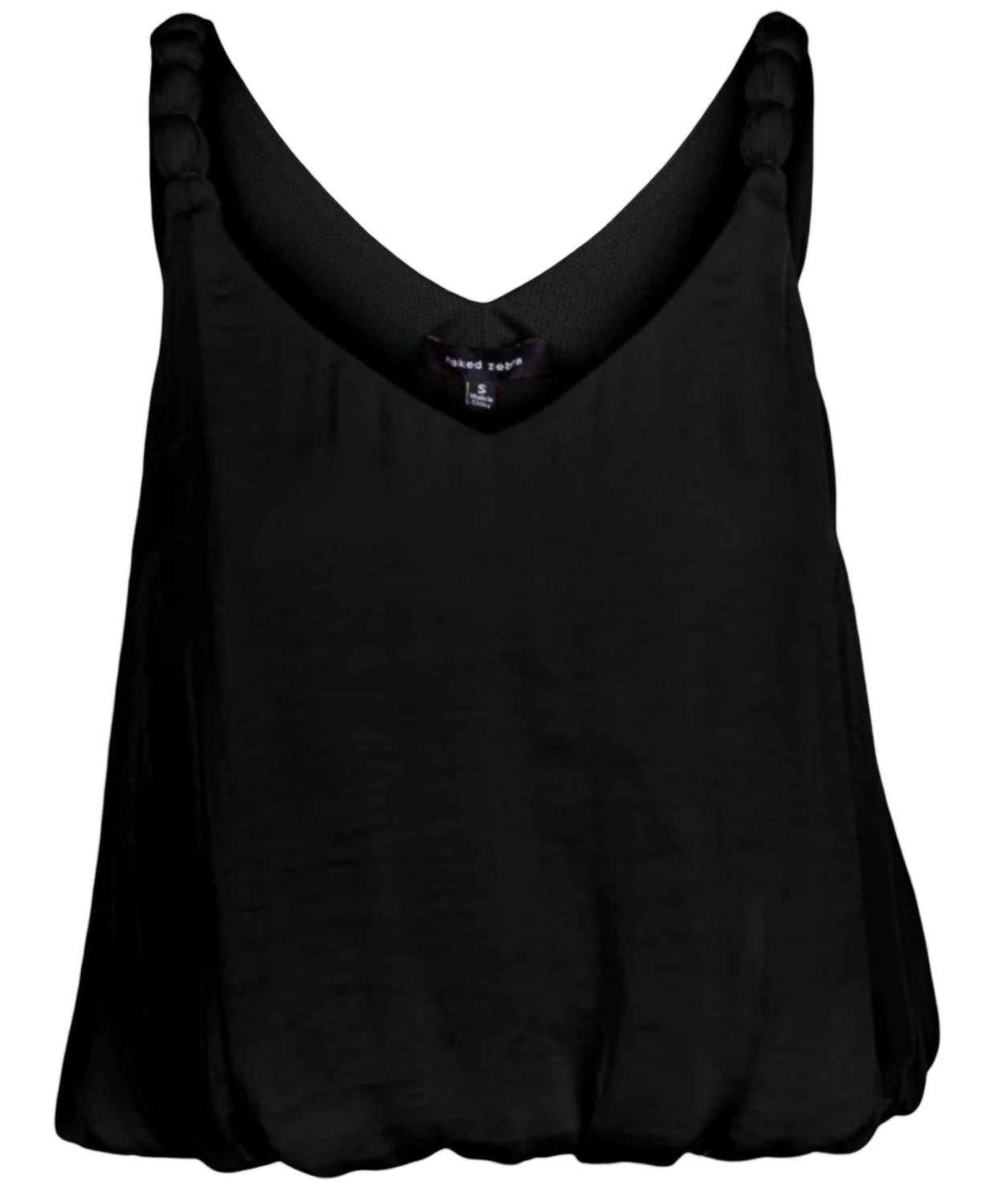 Naked Zebra - Women's Billowy Strap Accent Tank Top