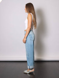 GIL RODRIGUEZ Matisse Scooped Tank Top in white - women's tank top - detail view