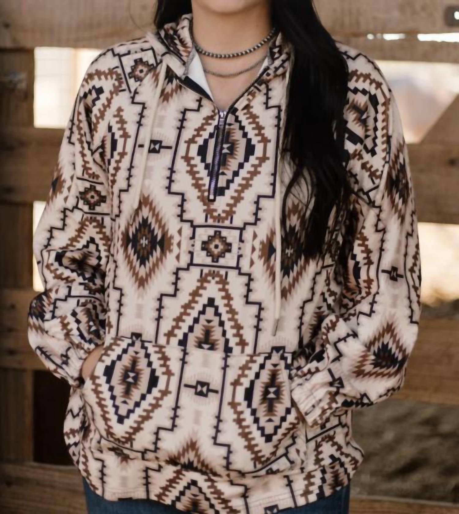 Sterling Kreek - Desert Sands Oversized Pullover Hoodie