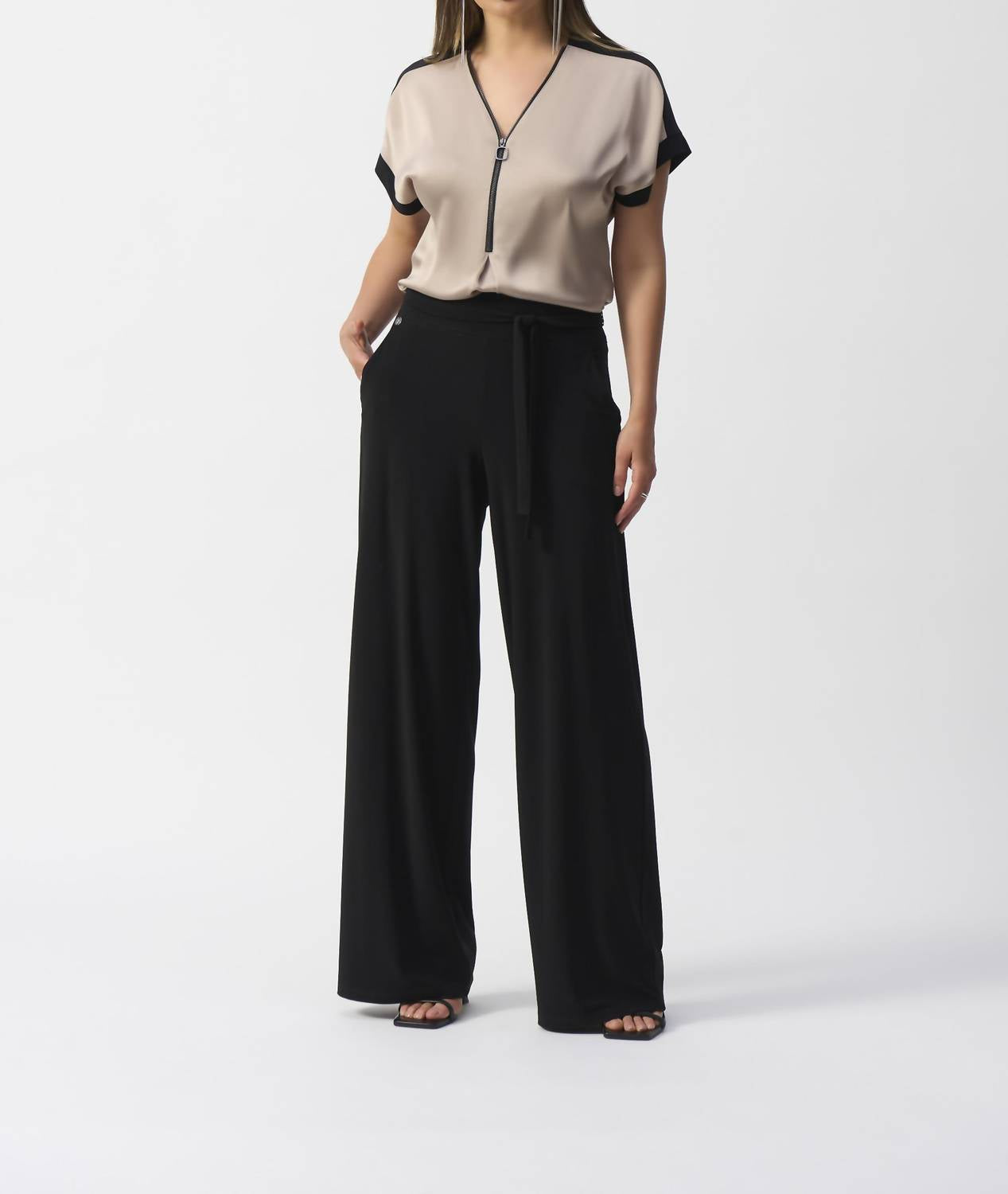 Joseph Ribkoff - WIDE-LEG PANT WITH SASH