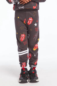 Chaser - Boy's Tongue Logo Stars Pants