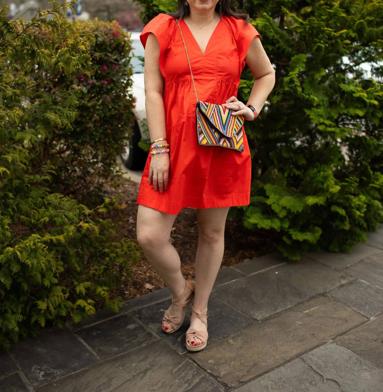 Pinch - Sleeveless Tiered Mini Dress