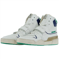 ISABEL MARANT Men's Trash Sneakers in white blue green - men's sneaker