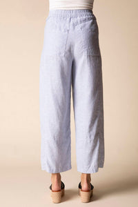 Habitat - Seamed crop linen pant