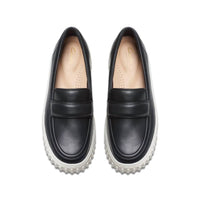 Clarks Women's Mayhill Cove Loafers in black leather - women's flats - view 4