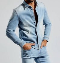 Monfrere - Flynn Denim Long Sleeve Shirt Jacket