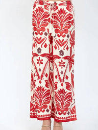 Fate - Geometric Flowy Wide Leg Pants