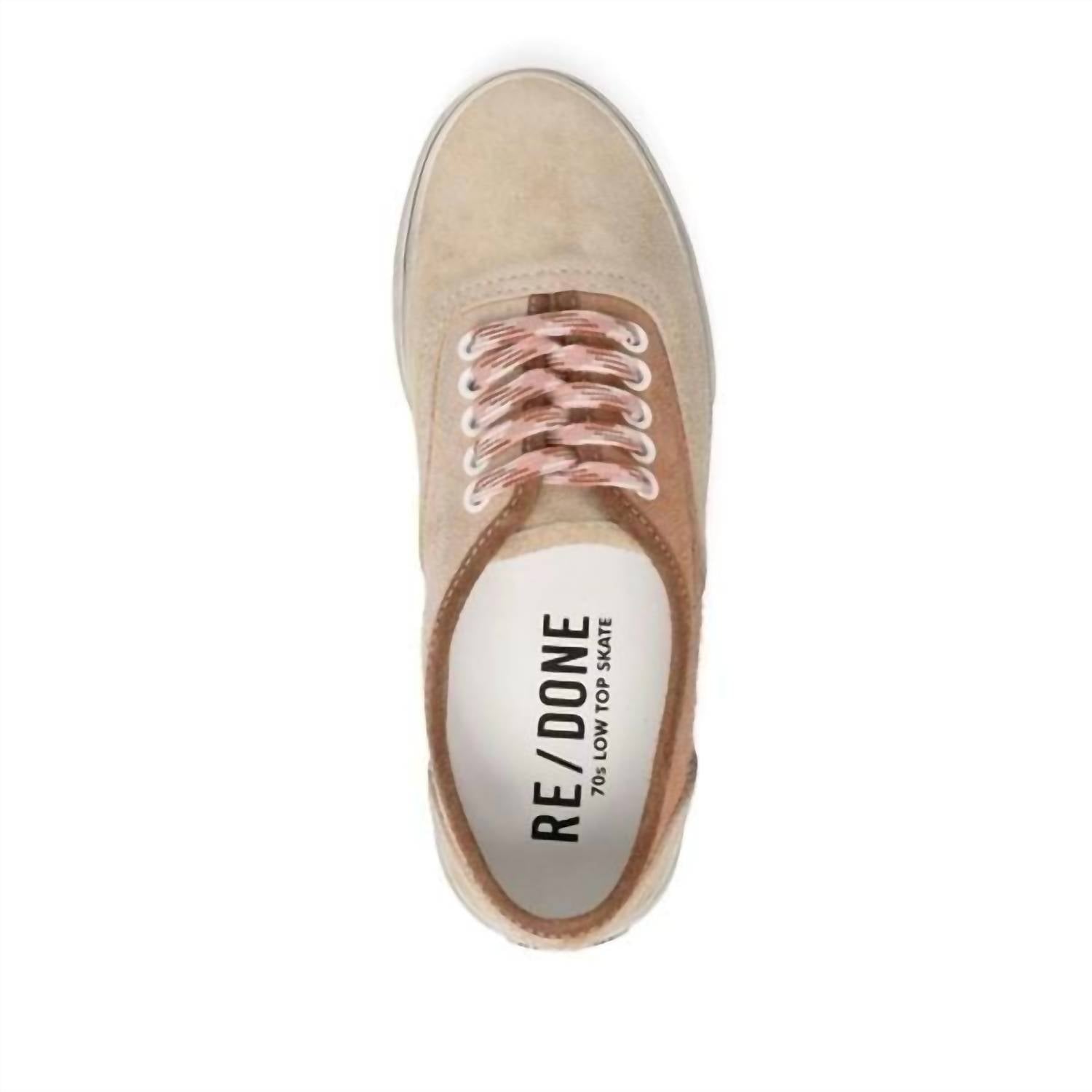Re/Done - Women's 70s Low Top Skate Sneakers