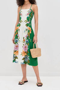 Farm Rio - Sweet Bloom Dreamscape Midi Dress