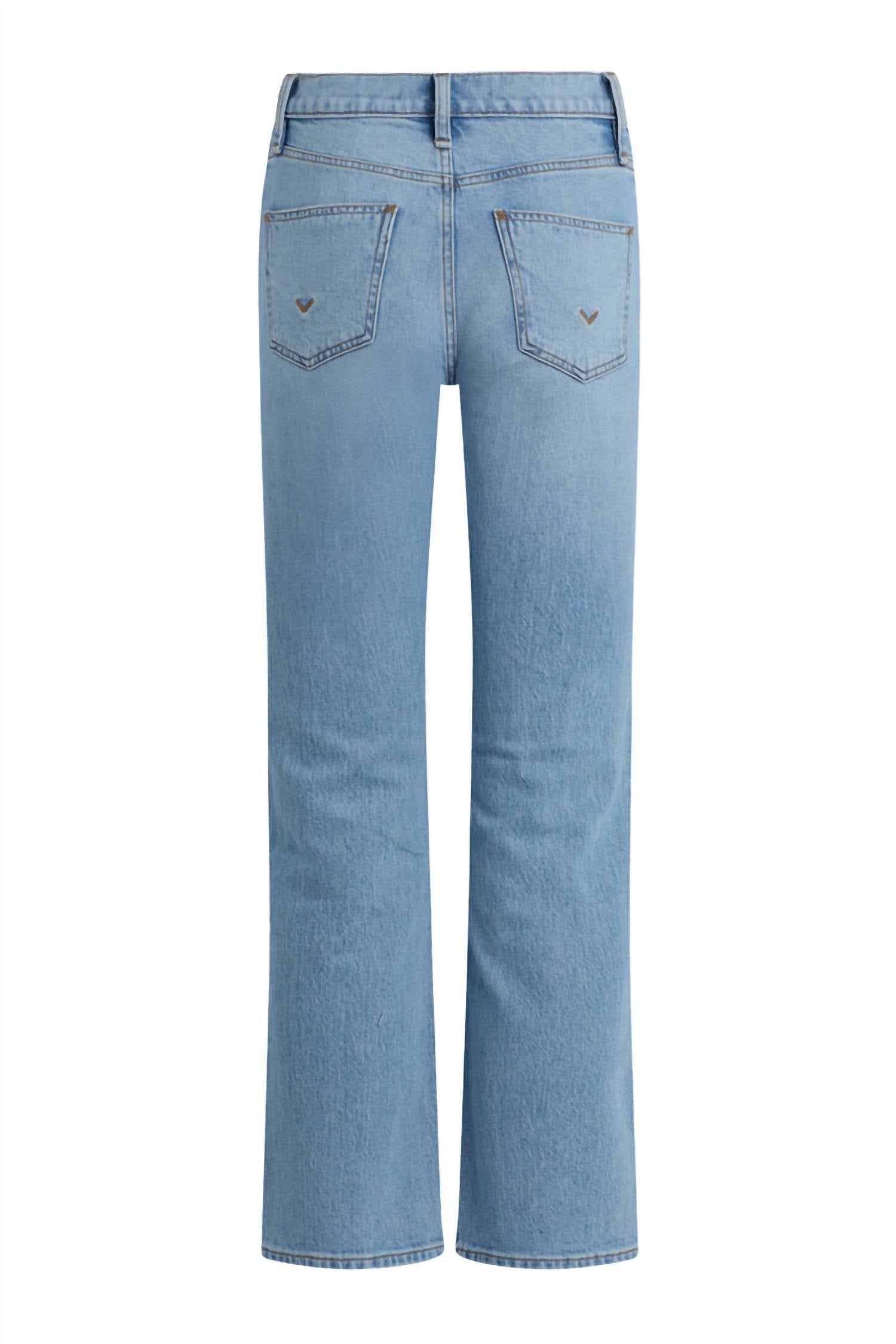 Hudson - Remi high rise straight ankle jean