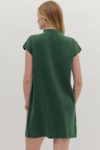 Entro - Mock Neck Sweater Mini Dress