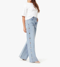 Habitual - Gemma Studded Wide Leg Slouch Jeans