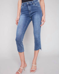 Charlie B - Raw Edge Assymetrical Jeans