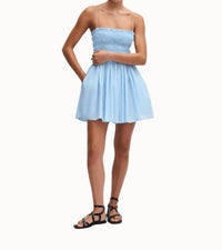 Matteau - Shirred Bodice Mini Dress