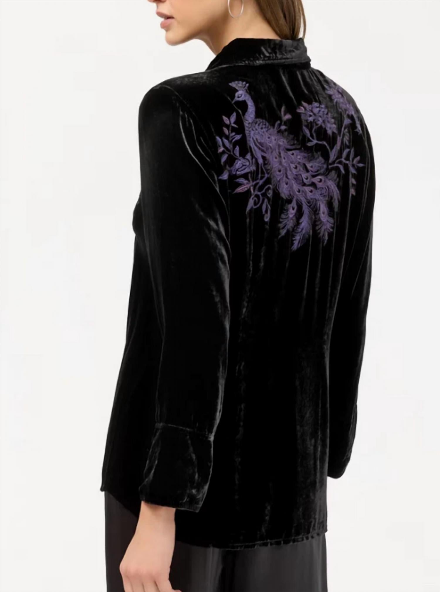 Johnny Was - Molly Velvet Vintage Button Down Shirt