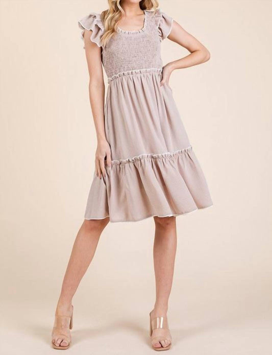 Lime N Chili - Ruffle Smock Dress