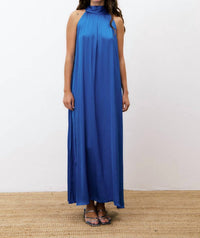 FRNCH Auberya Maxi Dress in azure blue - women's dress