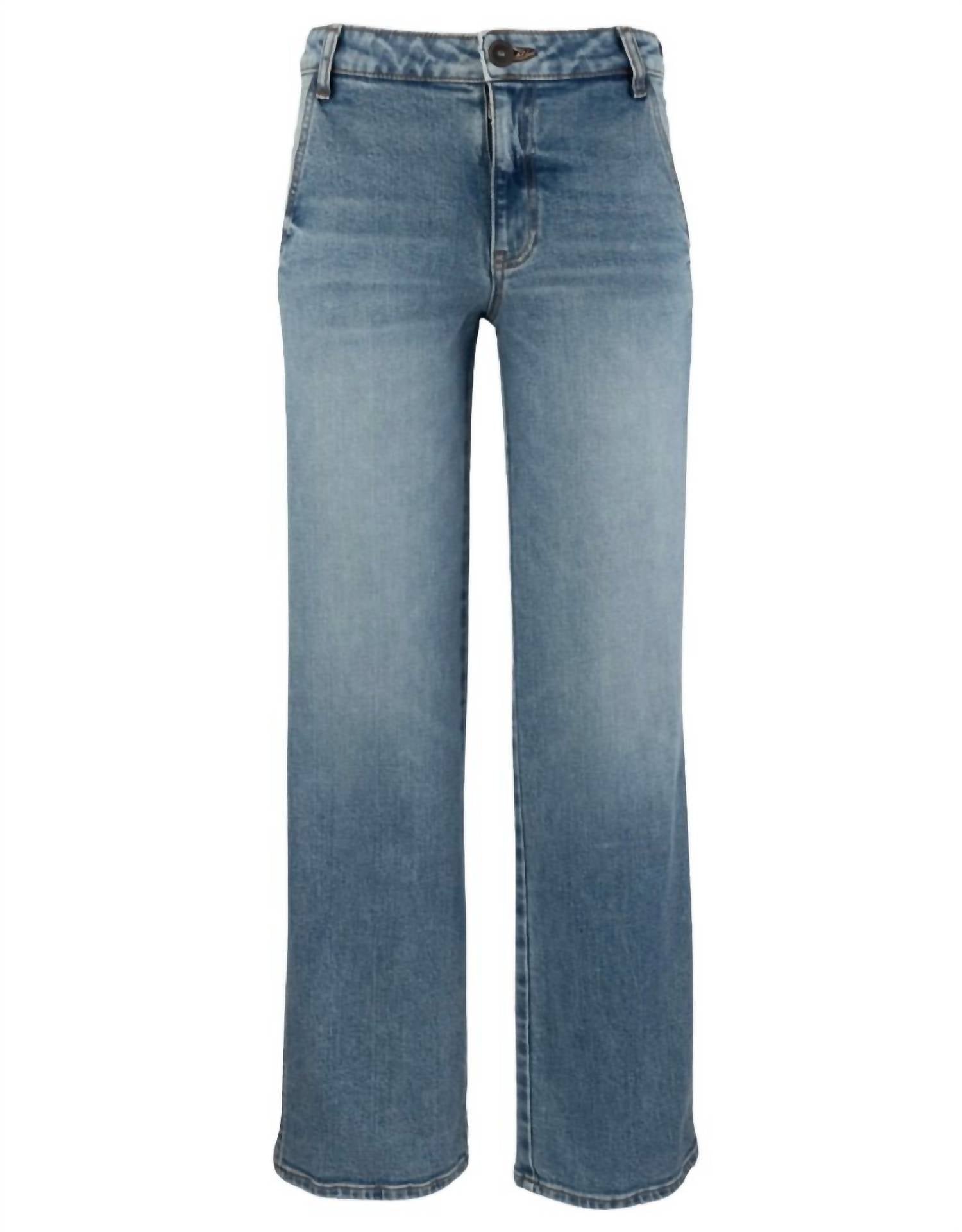Edyson - Stan Slash Front Pockets Straight Leg Jeans