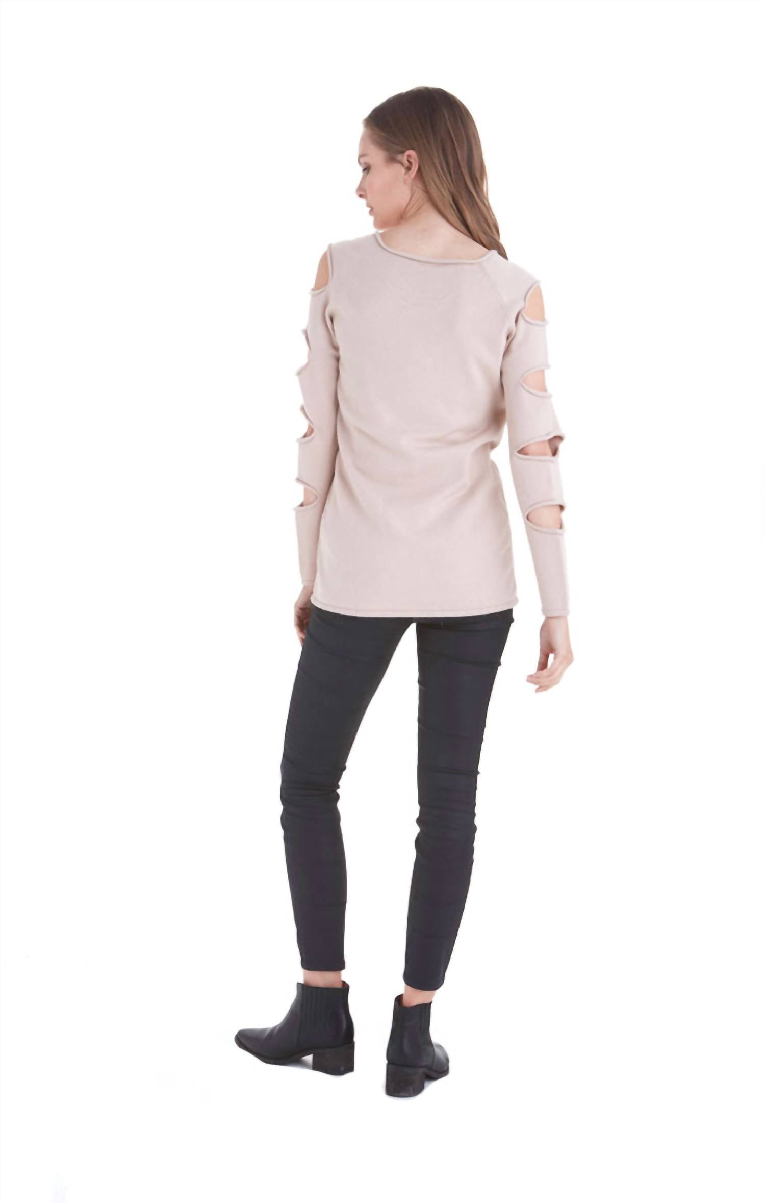 Gabby Ladder Sleeve Sweater