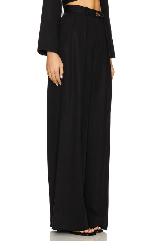 Matthew Bruch - Button Pleated Trouser