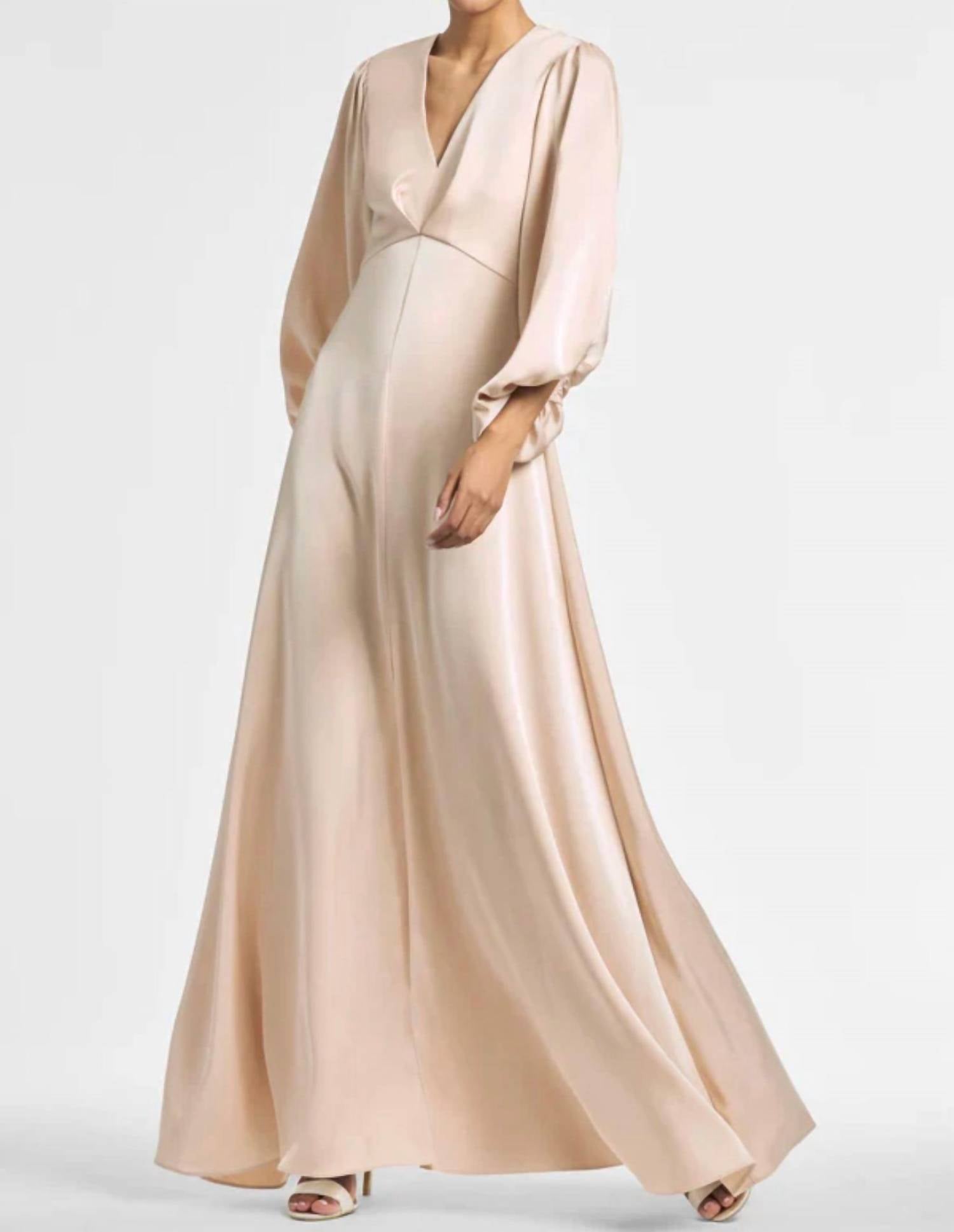 Sachin & Babi - Jenny Satin Crepe Gown