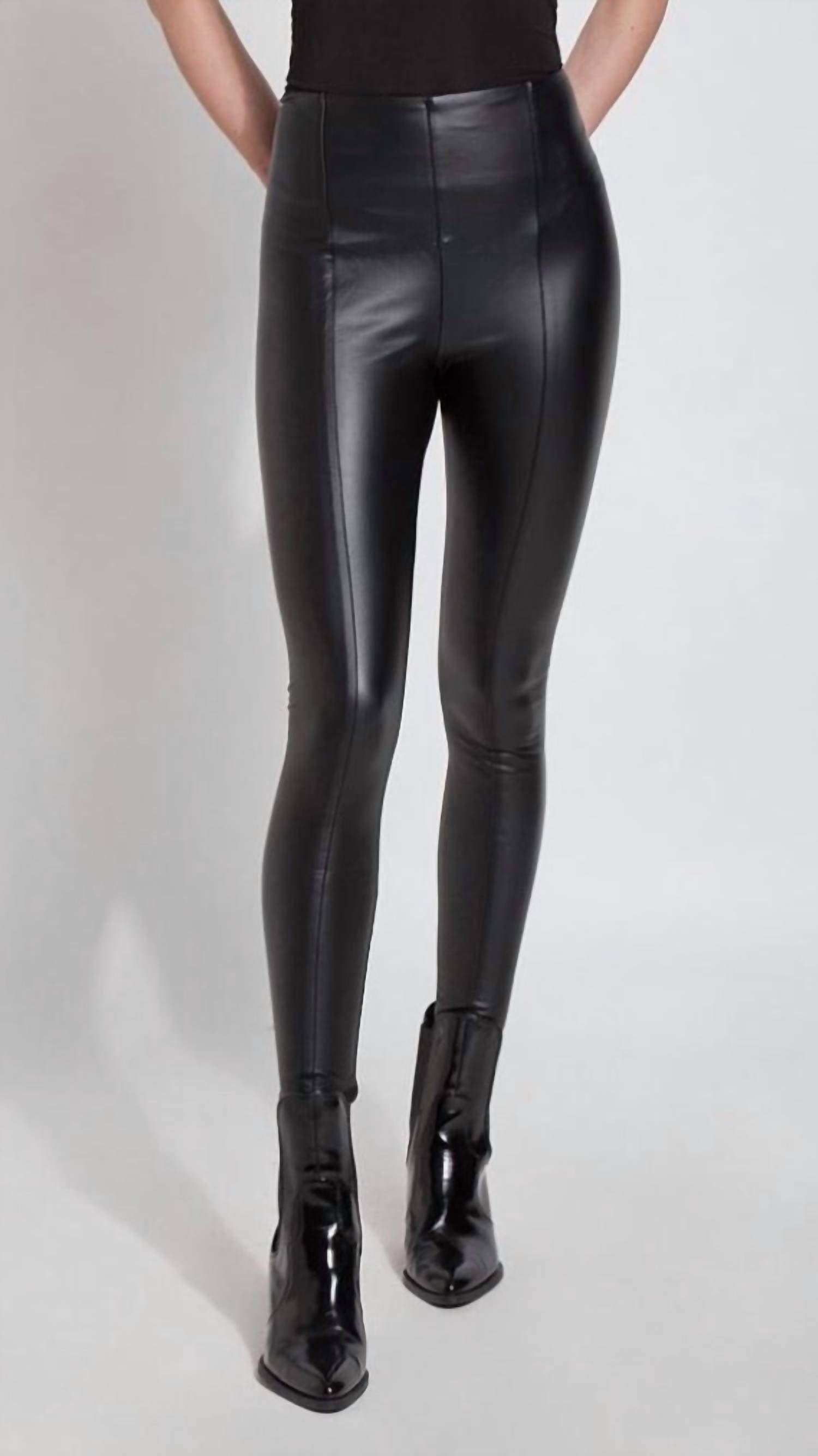 Lysse - High Waist Vegan Leather Leggings