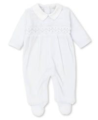 Kissy Kissy - Kid's Velvet Hand Embroidery Footie