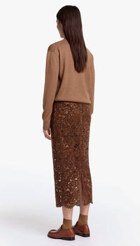 Smythe - Lace Pencil Skirt