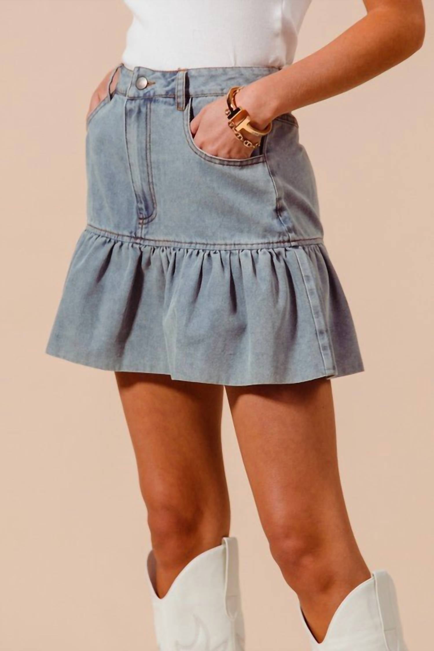 So Me - Dallas Ruffled Skirt