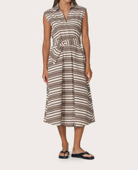 Lusana - Chloe Poplin Sleeveless Dress