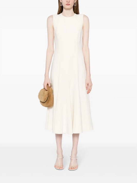 Theory - Sleeveless Crepe Midi Dress
