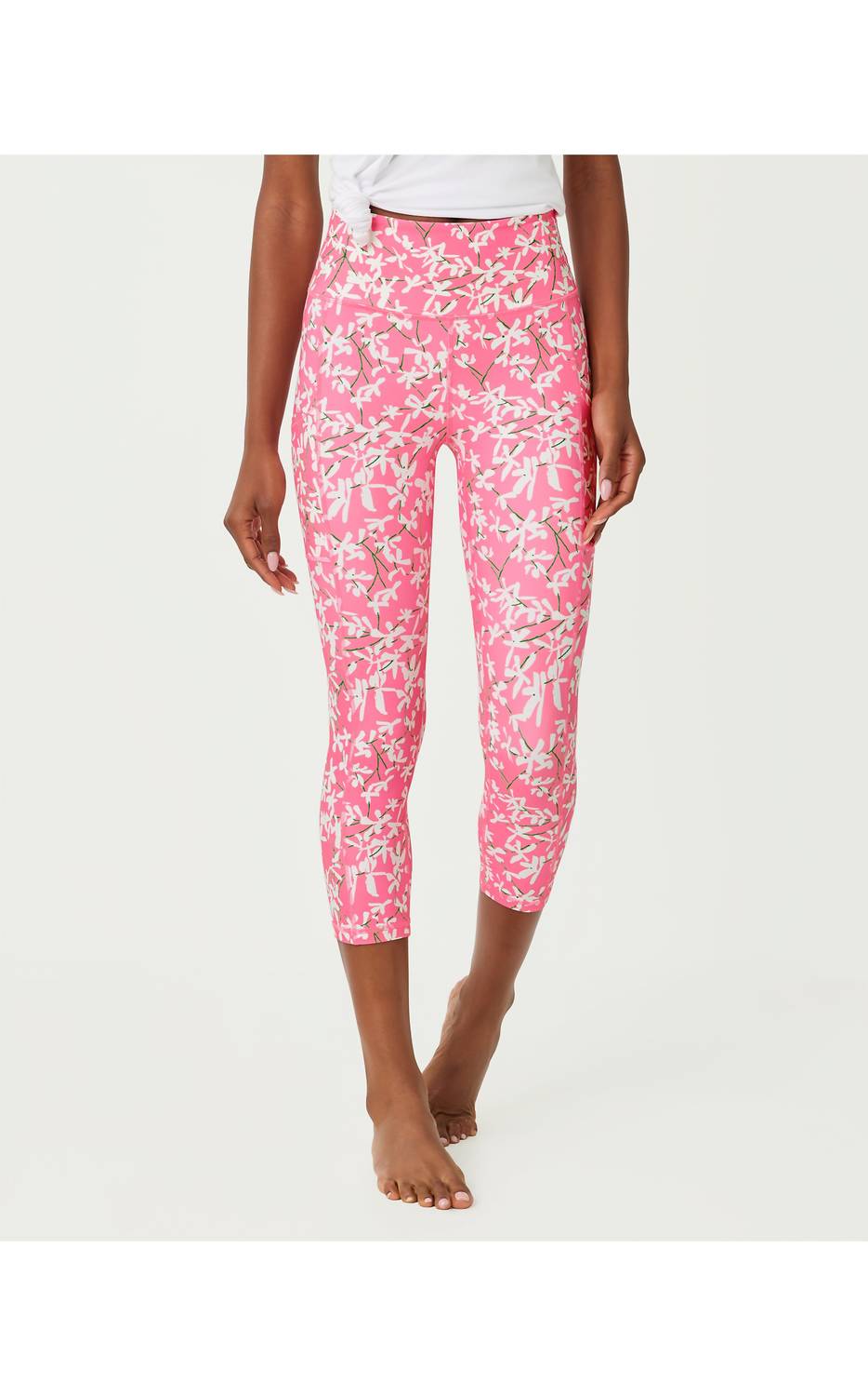 Lilly Pulitzer - Upf 50+ Luxletic Weekender High Rise Crop Leggings