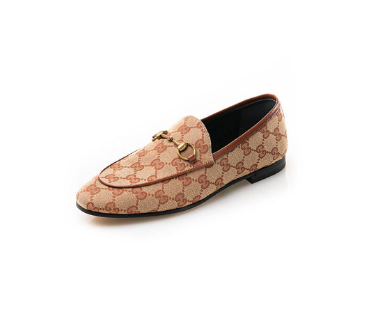 Gucci - Women's Jordaan Gg Canvas Loafer