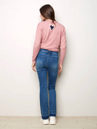 Charlie B - Solid Denim Flare Jean