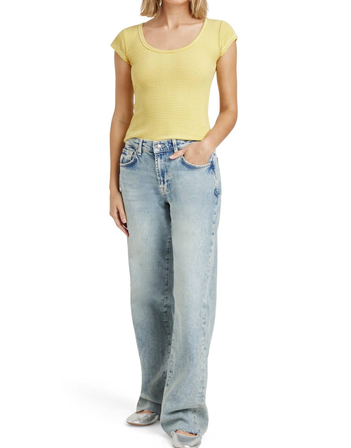 Splendid - Selena Scoop Neck Stripe Tee