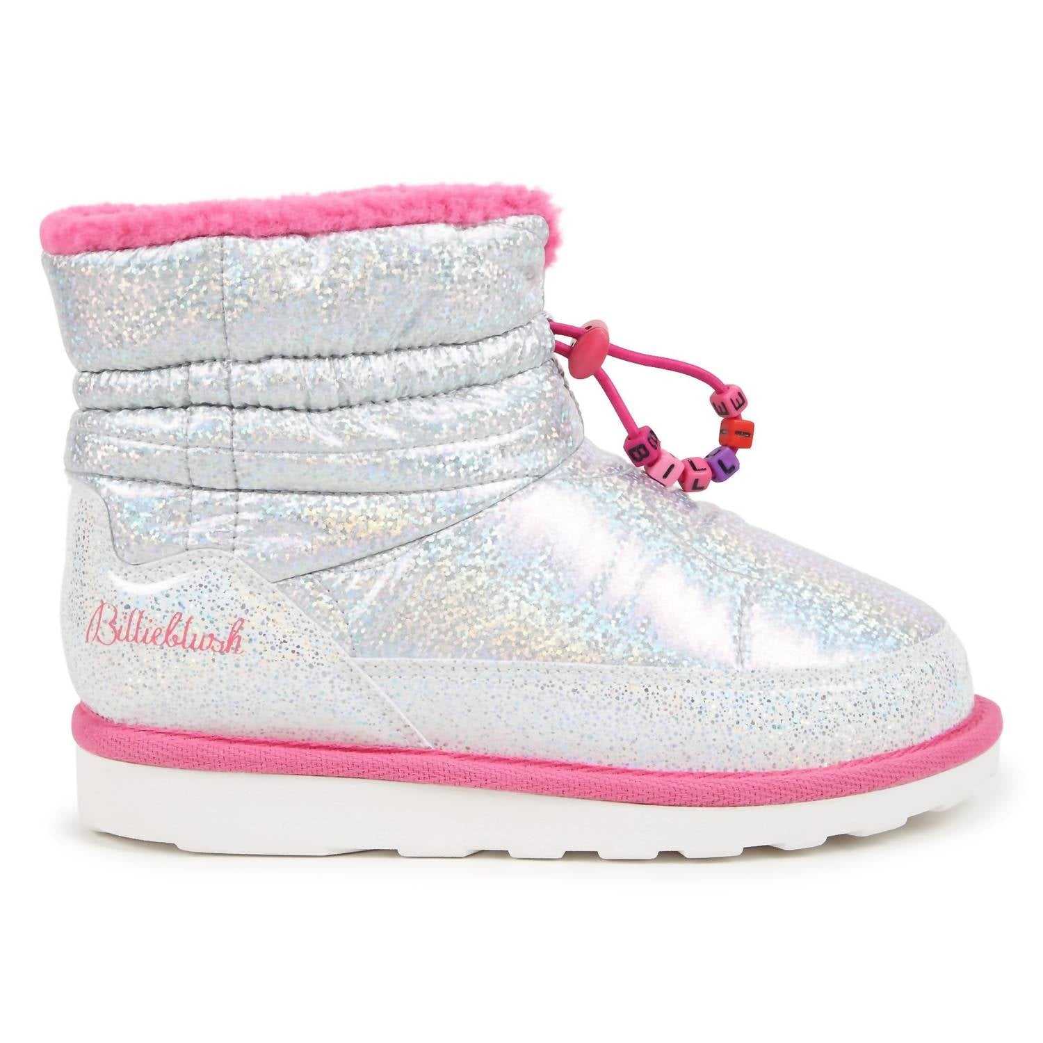Billieblush - Kids' Iridescent Quilted Snow Boots