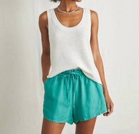 Faherty - Laguna Linen Tie Waist Short