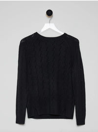 Revive Cashmere - Cashmere Pointelle Stitch Sweater