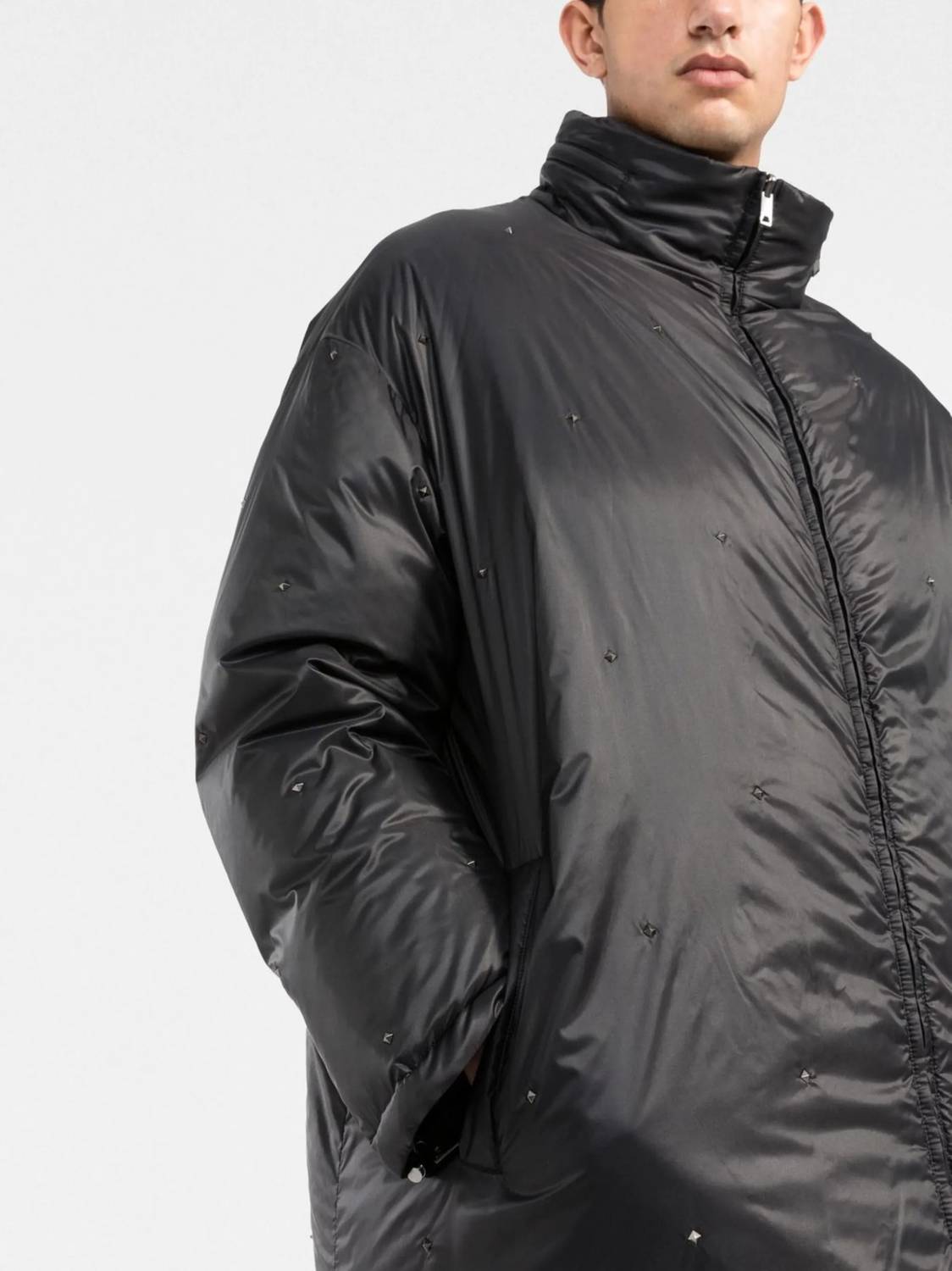 Valentino - Reversible Rockstud Down Jacket