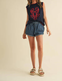 Klesis - Lobster Knit Top