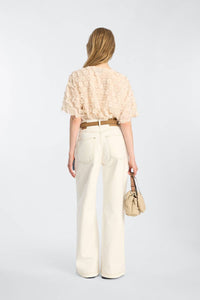 Munthe - Floral Appliqué Blouse